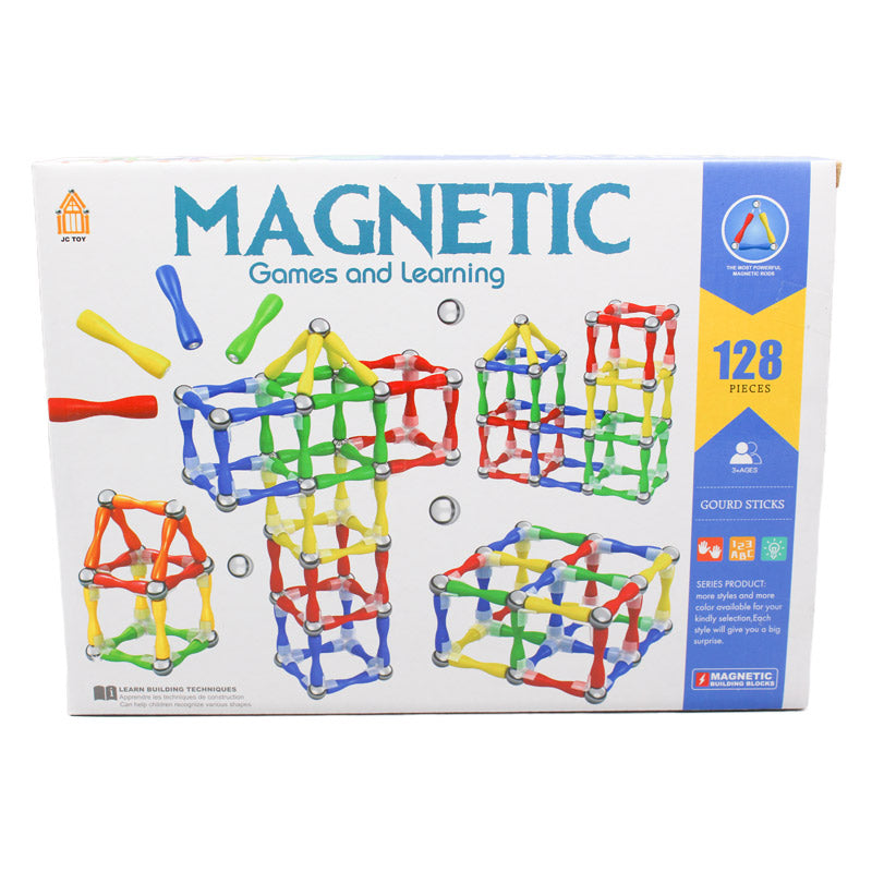 128 PCS Magnetic Construction Blocks