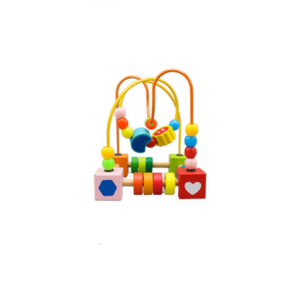 Wooden Colorful Bead Maze Toy