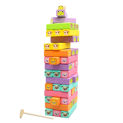 Stacking Unit Blocks 55 PCs Wooden Stacking Blocks – preschoolmall