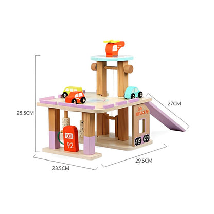 Mini Parking Lot - Wooden Toy