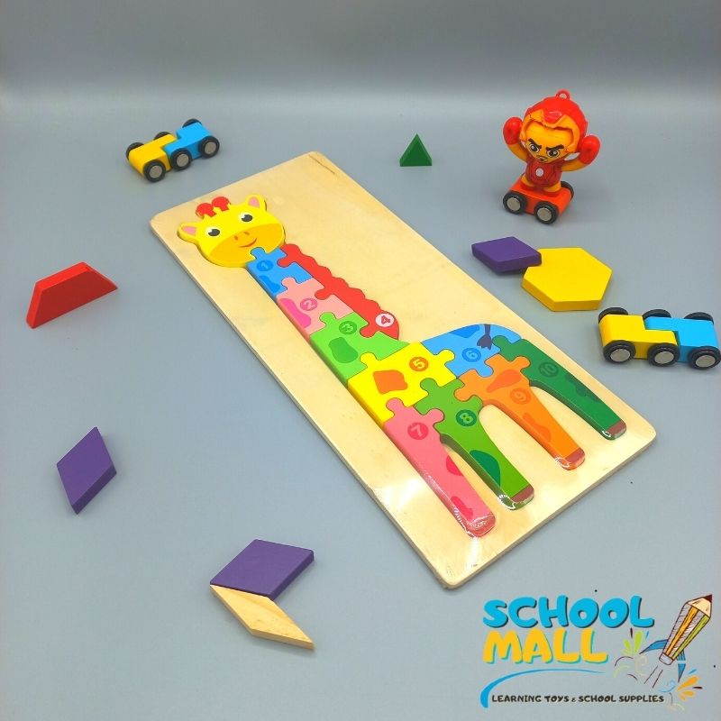 Wooden jigsaw puzzle