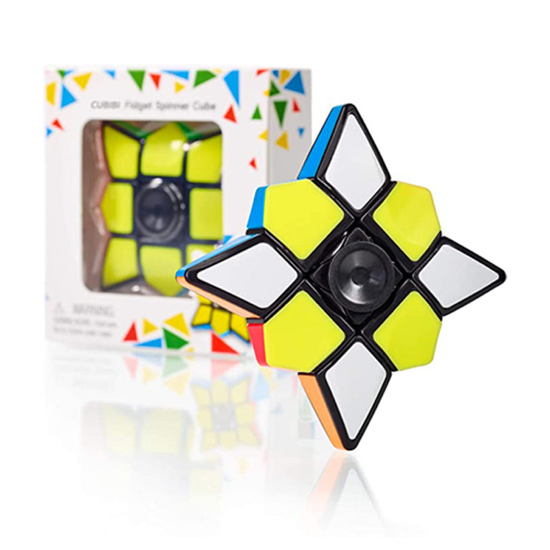 2 in 1 Fidget Spinner & Magic Cube