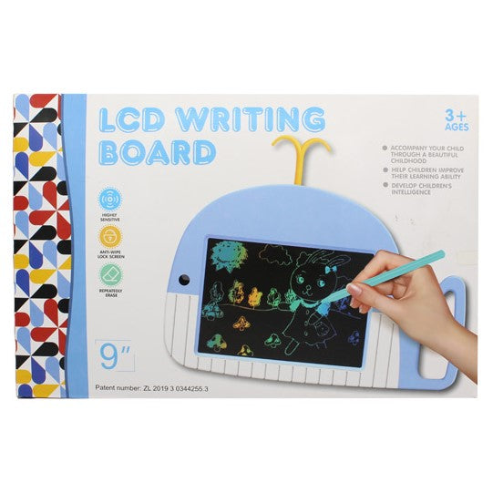 9" LCD Colorful Drawing Pad - Whale