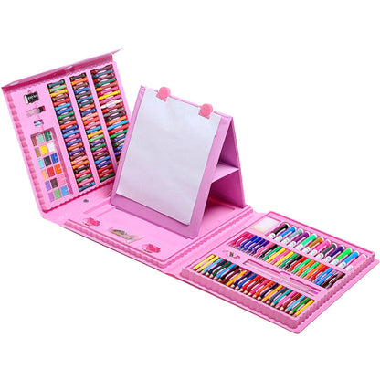 208 Piece Unicorn Art Set – 3 layer with easel Painting & Drawing