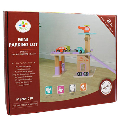 Mini Parking Lot - Wooden Toy