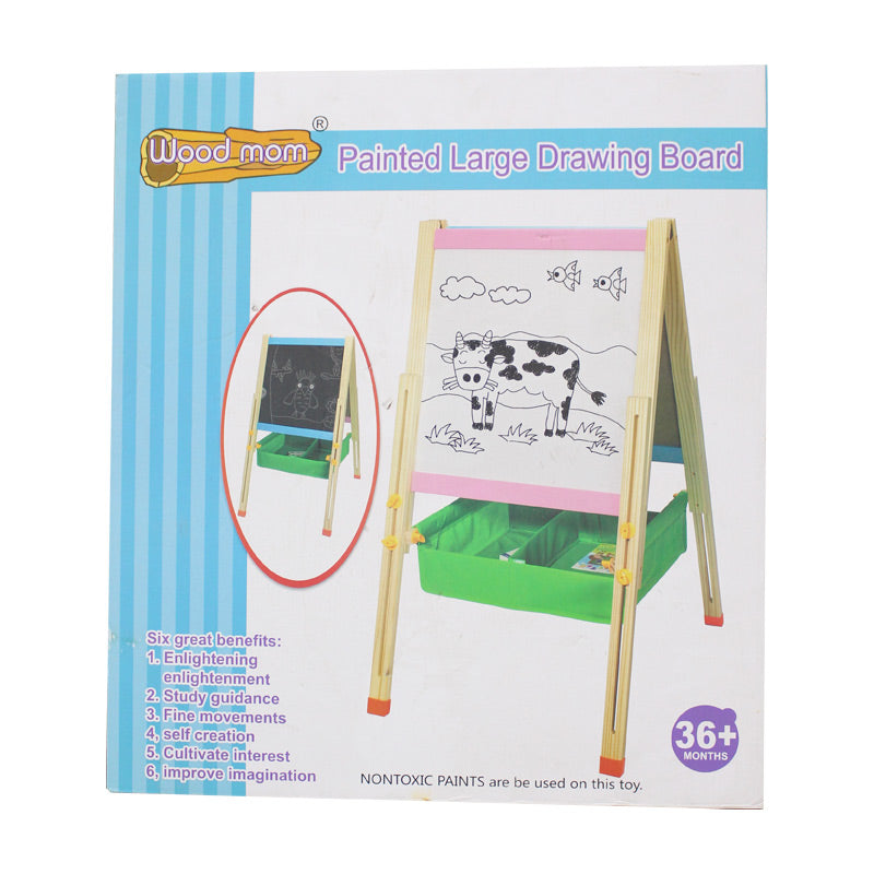 Wooden Multi-function Drawing Board (Adjustable)