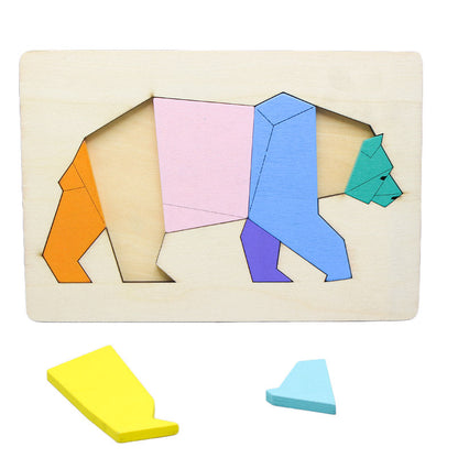 3d Wooden Animal Puzzle