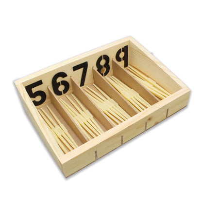 Montessori Spindle Box With 45 Spindles toy
