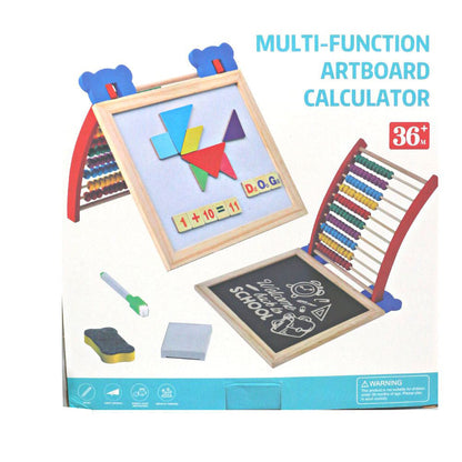 Wooden Multi-Function Artboard Calculator