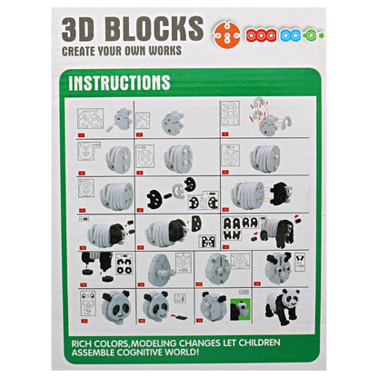 70PCs 3D Soft Blocks-Panda (3)