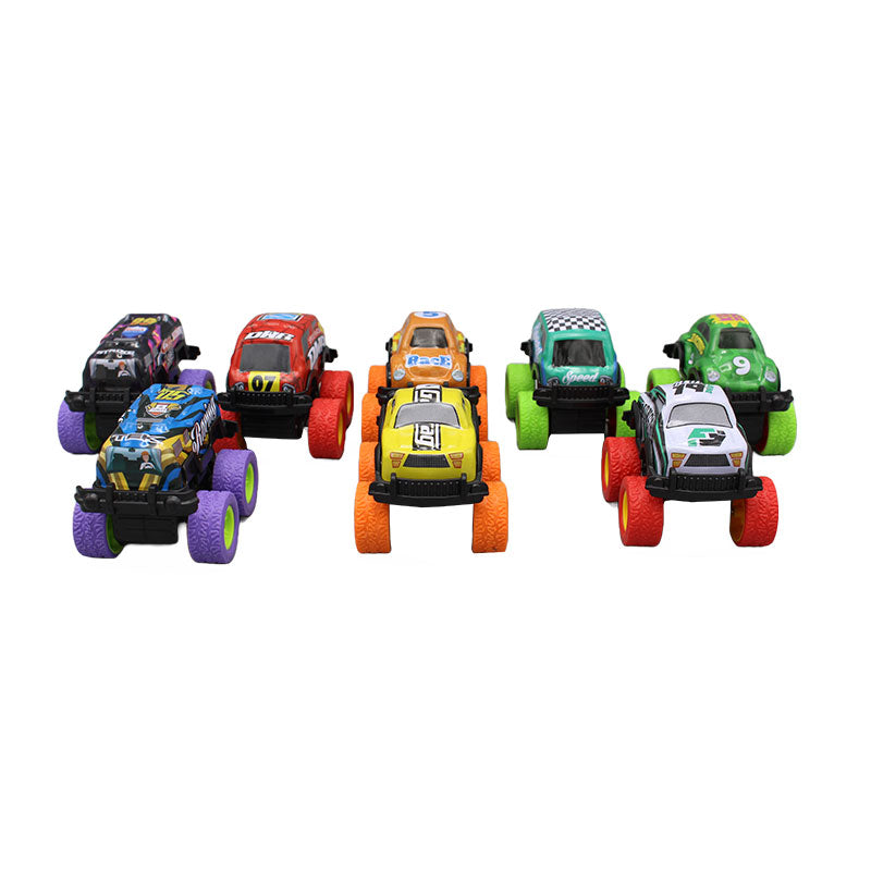 8 PCS Mini Monster Trucks Friction Powered Cars