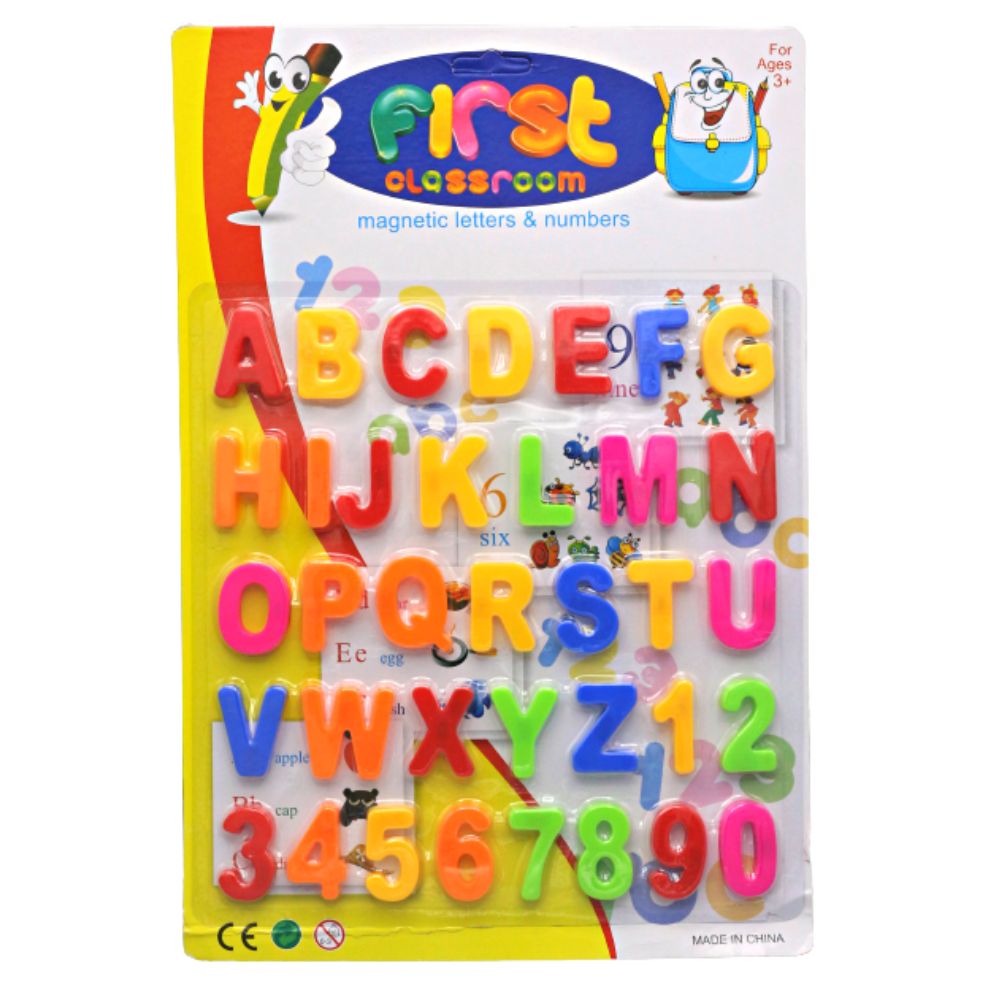 First Classroom Magnetic Letter & Numbers-English – Preschool mall ...