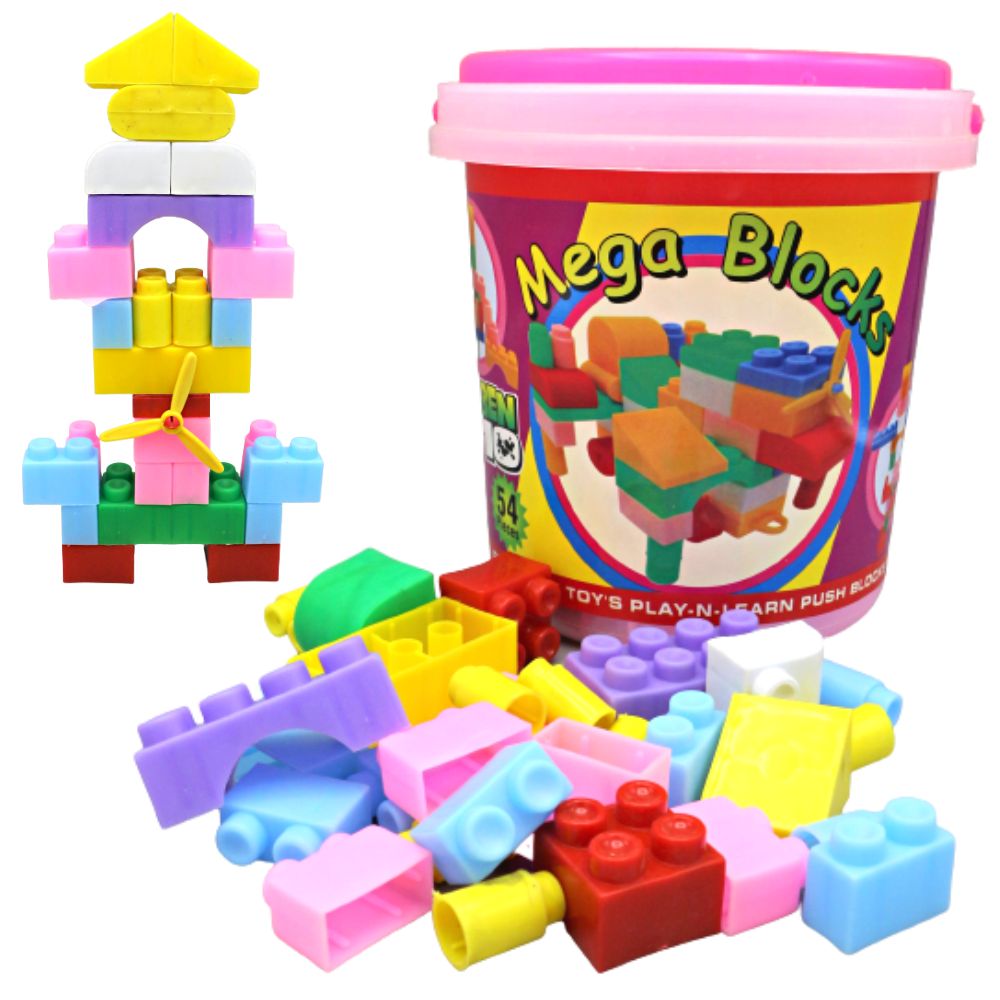 Mega Blocks for kids 54 Pieces
