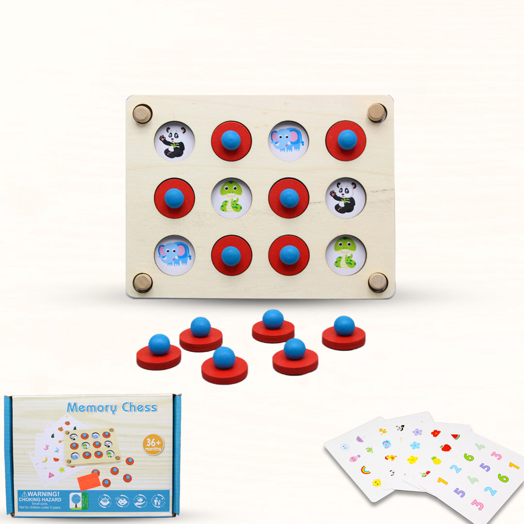 Wooden Memory Chess – Preschool mall - Preschool Supplies & Educational ...