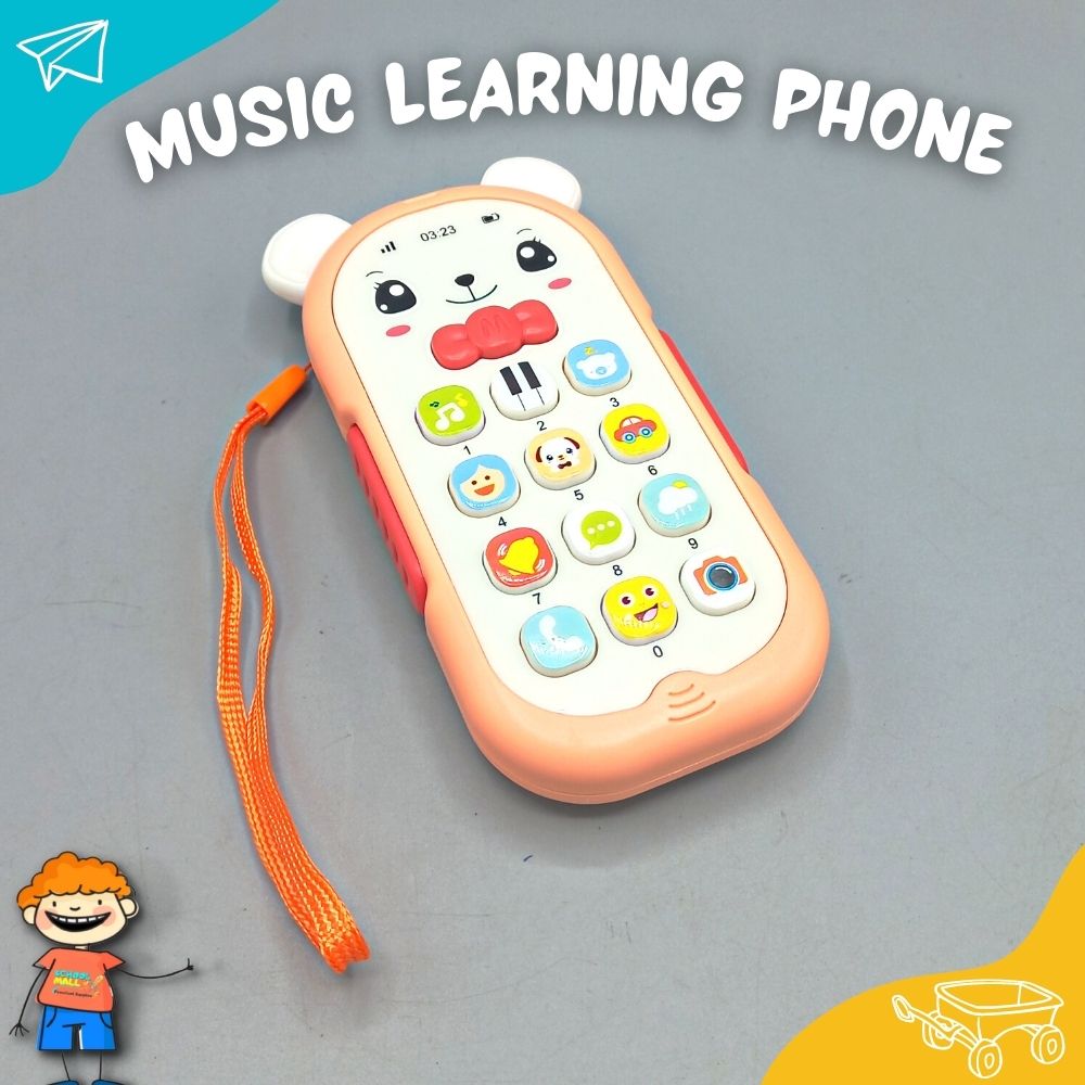Learning Phone Toy Music Learning Phone โ Preschool mall - Preschool Supplies ...