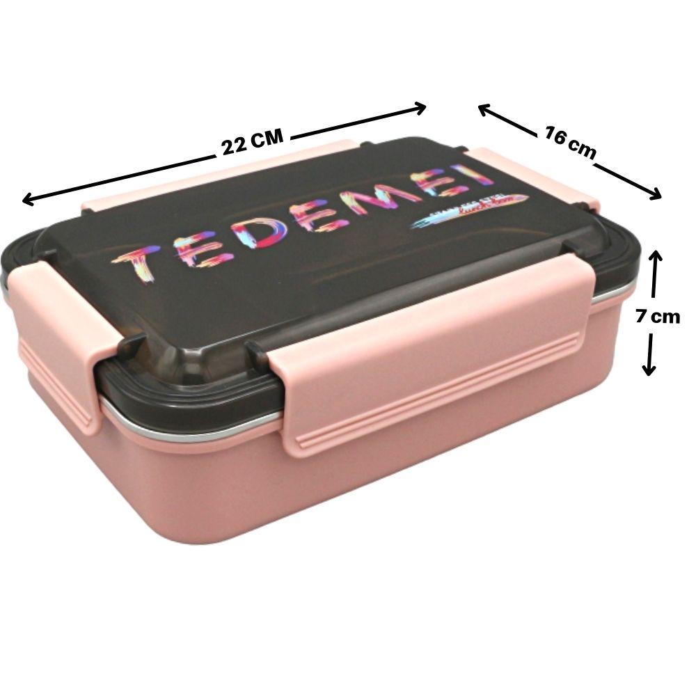 Tedemei Stainless Steel Multi Grid Lunch Box-Large (2)