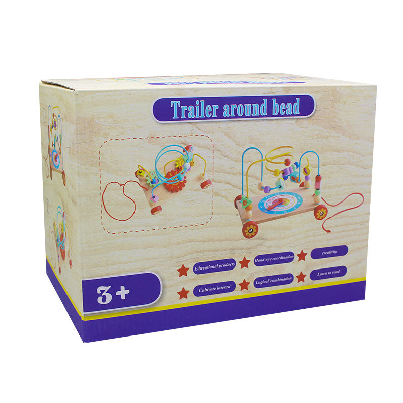 Wooden Trailer Around Bead