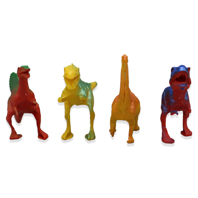 7 PCs Dinosaur Family Plastic Toys
