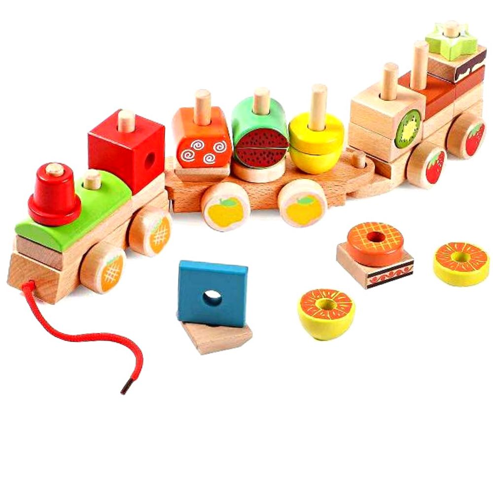 Wooden Blocks Train – preschoolmall