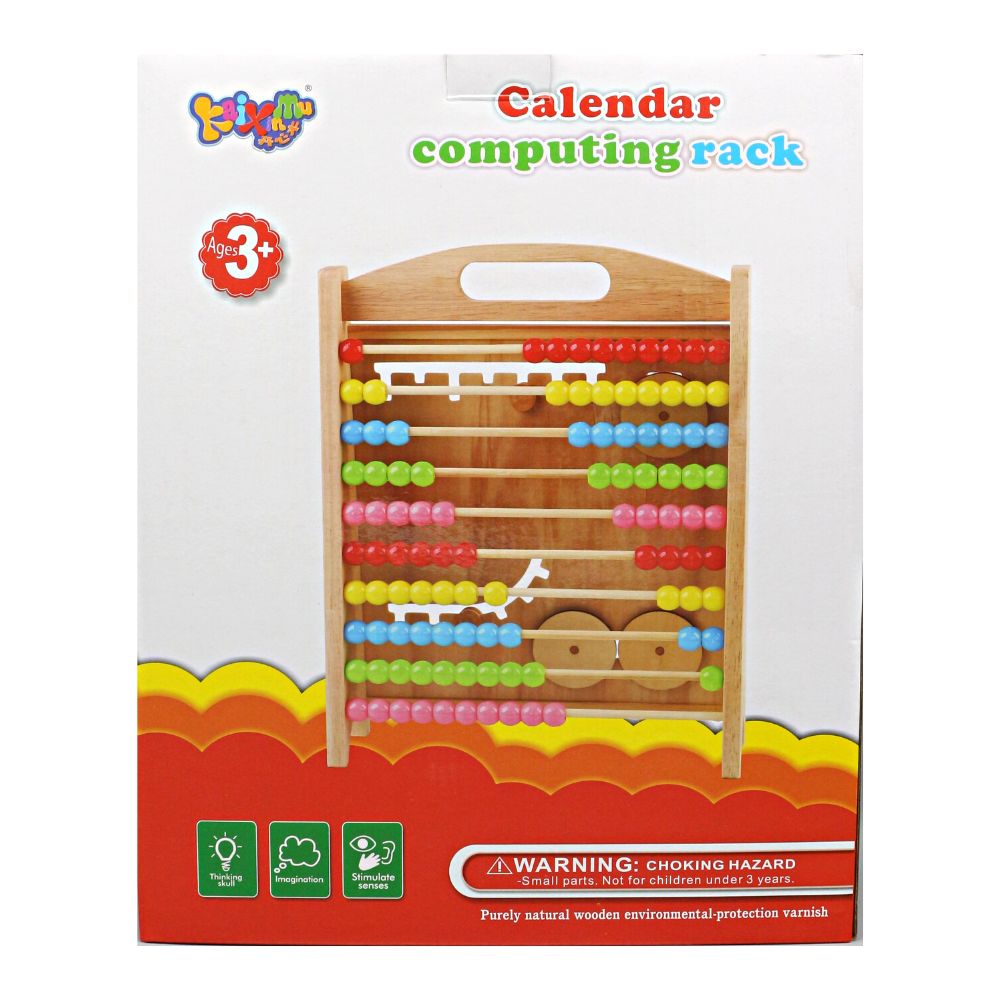 Wooden Calendar Computing Rack