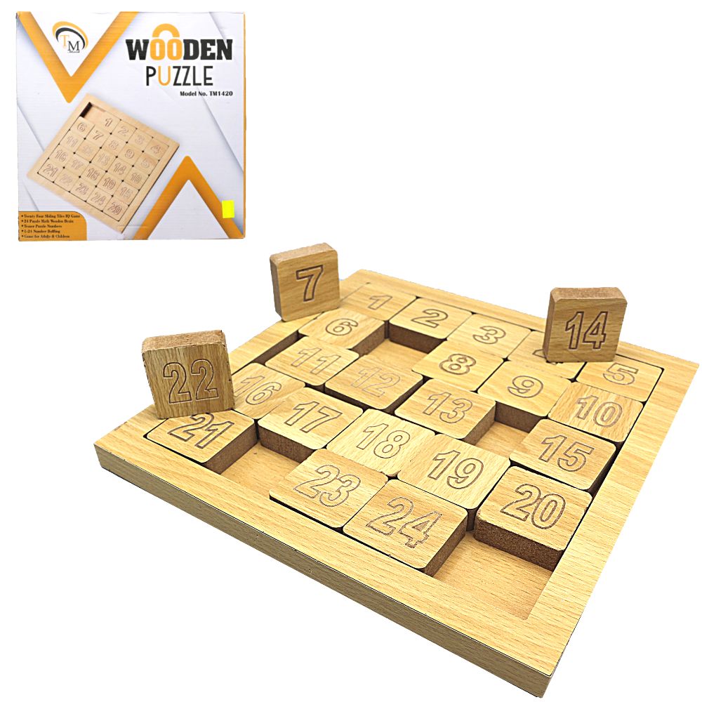 Wooden Numbers Puzzle