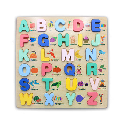 3D Capital Alphabets Learning Wooden Board – 957