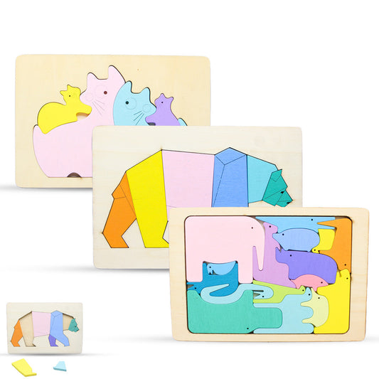 3d Wooden Animal Puzzle