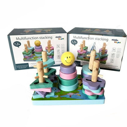 Multi-Function Stacking Wooden Toy – MC016